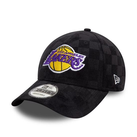 New Era Καπέλο LA Lakers Tonal Check 9FORTY Adjustable Cap